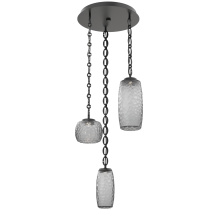 Hammerton CNB0091-03-MB-S-CH2-L1 - Vessel Round 3pc Multi-Pendant with Chain