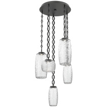 Hammerton CNB0091-05-MB-C-CH2-L1 - Vessel Round 5pc Multi-Pendant with Chain