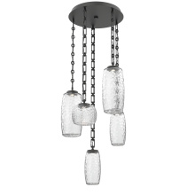 Hammerton CNB0091-05-MB-C-CH3-L3 - Vessel Round 5pc Multi-Pendant with Chain
