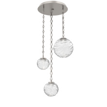 Hammerton CNB0092-03-BS-C-CH1-L3 - Gaia Round 3pc Multi-Pendant with Chain