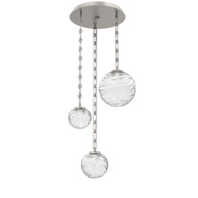 Hammerton CNB0092-03-BS-C-CH3-L3 - Gaia Round 3pc Multi-Pendant with Chain
