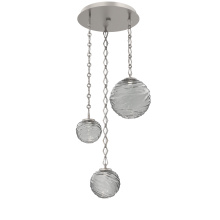 Hammerton CNB0092-03-BS-S-CH1-L1 - Gaia Round 3pc Multi-Pendant with Chain