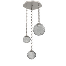 Hammerton CNB0092-03-BS-S-CH2-L1 - Gaia Round 3pc Multi-Pendant with Chain