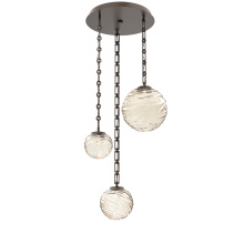 Hammerton CNB0092-03-FB-A-CH3-L3 - Gaia Round 3pc Multi-Pendant with Chain