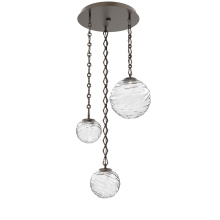 Hammerton CNB0092-03-FB-C-CH1-L3 - Gaia Round 3pc Multi-Pendant with Chain