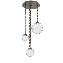 Hammerton CNB0092-03-FB-C-CH2-L1 - Gaia Round 3pc Multi-Pendant with Chain