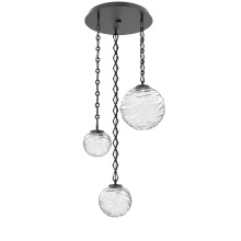 Hammerton CNB0092-03-MB-C-CH1-L3 - Gaia Round 3pc Multi-Pendant with Chain
