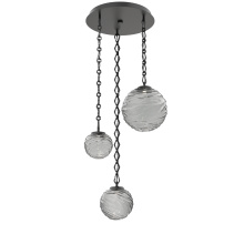 Hammerton CNB0092-03-MB-S-CH1-L1 - Gaia Round 3pc Multi-Pendant with Chain