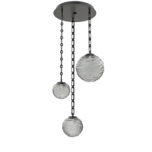 Hammerton CNB0092-03-MB-S-CH3-L3 - Gaia Round 3pc Multi-Pendant with Chain