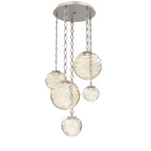Hammerton CNB0092-05-BS-A-CH1-L3 - Gaia Round 5pc Multi-Pendant with Chain