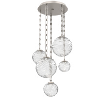 Hammerton CNB0092-05-BS-C-CH3-L1 - Gaia Round 5pc Multi-Pendant with Chain