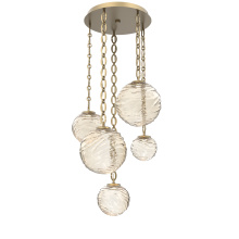 Hammerton CNB0092-05-GB-A-CH2-L1 - Gaia Round 5pc Multi-Pendant with Chain