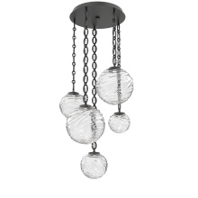 Hammerton CNB0092-05-MB-C-CH2-L3 - Gaia Round 5pc Multi-Pendant with Chain