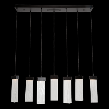 Hammerton PLB0042-07-GB-CG-C01-L3 - Parallel Glass Linear 7pc Multi-Pendant