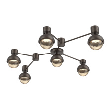 Hammerton SMB0093-HL-FB-A-L1-MS - Cabochon Flush Mount Wall Sconce Flat Bronze