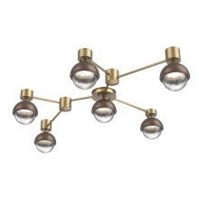 Hammerton SMB0093-HL-GB-C-L1-BB - Cabochon Flush Mount Wall Sconce Gilded Brass