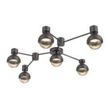 Hammerton SMB0093-HL-GP-A-L1-MS - Cabochon Flush Mount Wall Sconce Graphite