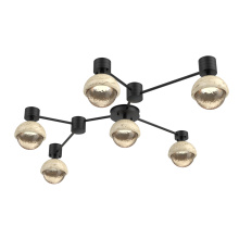 Hammerton SMB0093-HL-MB-A-L1-TR - Cabochon Flush Mount Wall Sconce Matte Black