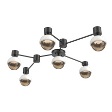 Hammerton SMB0093-HL-MB-B-L3-WI - Cabochon Flush Mount Wall Sconce Matte Black
