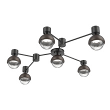 Hammerton SMB0093-HL-MB-C-L3-FB - Cabochon Flush Mount Wall Sconce Matte Black
