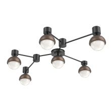 Hammerton SMB0093-HL-MB-WL-L3-BB - Cabochon Flush Mount Wall Sconce Matte Black