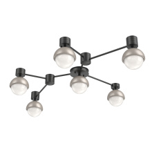 Hammerton SMB0093-HL-MB-WL-L3-BS - Cabochon Flush Mount Wall Sconce Matte Black