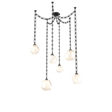 Hammerton SNB0039-06-MB-A-CH3-L1 - Gem Multi Light Pendant Multi Port Canopy Matte Black