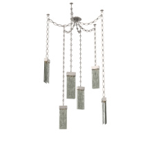 Hammerton SNB0042-06-BS-SG-CH2-L1 - Parallel Multi Light Pendant Multi Port Canopy Beige Silver