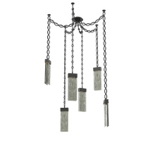Hammerton SNB0042-06-MB-SG-CH2-L1 - Parallel Multi Light Pendant Multi Port Canopy Matte Black