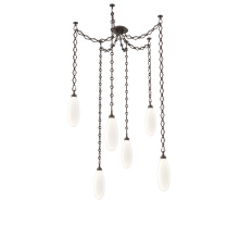 Hammerton SNB0071-06-FB-WL-CH1-L3 - Fiori Multi Light Pendant Flat Bronze