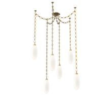 Hammerton SNB0071-06-GB-WL-CH1-L3 - Fiori Multi Light Pendant Gilded Brass