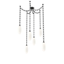 Hammerton SNB0071-06-MB-WL-CH3-L3 - Fiori Multi Light Pendant Matte Black