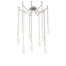 Hammerton SNB0071-09-BS-WL-CH2-L3 - Fiori Multi Light Pendant Beige Silver