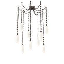 Hammerton SNB0071-09-FB-WL-CH1-L3 - Fiori Multi Light Pendant Flat Bronze