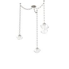 Hammerton SNB0089-03-BS-C-CH1-L3 - Mesa Multi Light Pendant Beige Silver