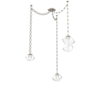 Hammerton SNB0089-03-BS-C-CH2-L1 - Mesa Multi Light Pendant Beige Silver