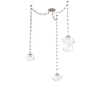 Hammerton SNB0089-03-BS-C-CH3-L1 - Mesa Multi Light Pendant Beige Silver