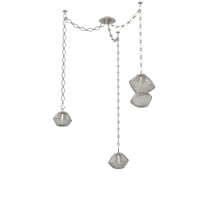 Hammerton SNB0089-03-BS-S-CH1-L3 - Mesa Multi Light Pendant Beige Silver