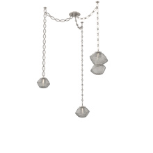 Hammerton SNB0089-03-BS-S-CH2-L1 - Mesa Multi Light Pendant Beige Silver
