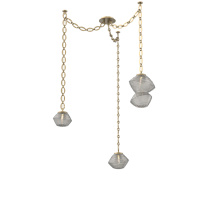 Hammerton SNB0089-03-GB-S-CH2-L1 - Mesa Multi Light Pendant Gilded Brass