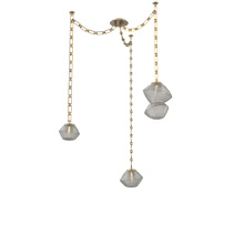Hammerton SNB0089-03-GB-S-CH3-L3 - Mesa Multi Light Pendant Gilded Brass