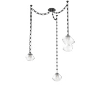 Hammerton SNB0089-03-MB-C-CH3-L3 - Mesa Multi Light Pendant Matte Black