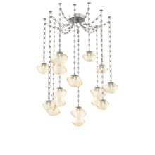 Hammerton SNB0089-12-BS-A-CH3-L3 - Mesa Multi Light Pendant Beige Silver