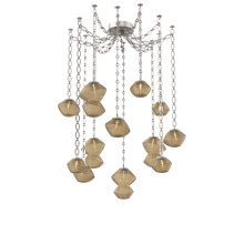 Hammerton SNB0089-12-BS-B-CH2-L3 - Mesa Multi Light Pendant Beige Silver