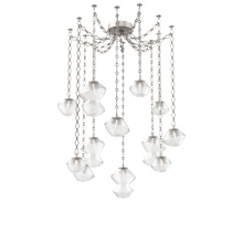 Hammerton SNB0089-12-BS-C-CH1-L1 - Mesa Multi Light Pendant Beige Silver