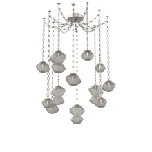 Hammerton SNB0089-12-BS-S-CH1-L1 - Mesa Multi Light Pendant Beige Silver