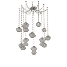 Hammerton SNB0089-12-BS-S-CH2-L3 - Mesa Multi Light Pendant Beige Silver