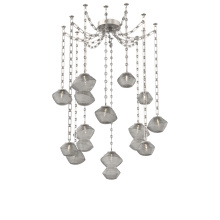 Hammerton SNB0089-12-BS-S-CH3-L1 - Mesa Multi Light Pendant Beige Silver