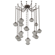 Hammerton SNB0089-12-FB-S-CH1-L1 - Mesa Multi Light Pendant Flat Bronze