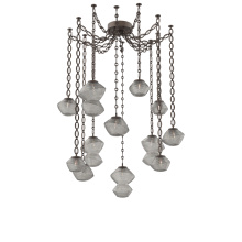 Hammerton SNB0089-12-FB-S-CH2-L3 - Mesa Multi Light Pendant Flat Bronze